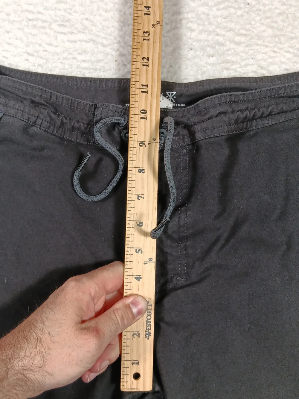 Roark Pants Mens 31 Black Layover Traveler Slim Fit Drawstring Outdoor Gorpcore